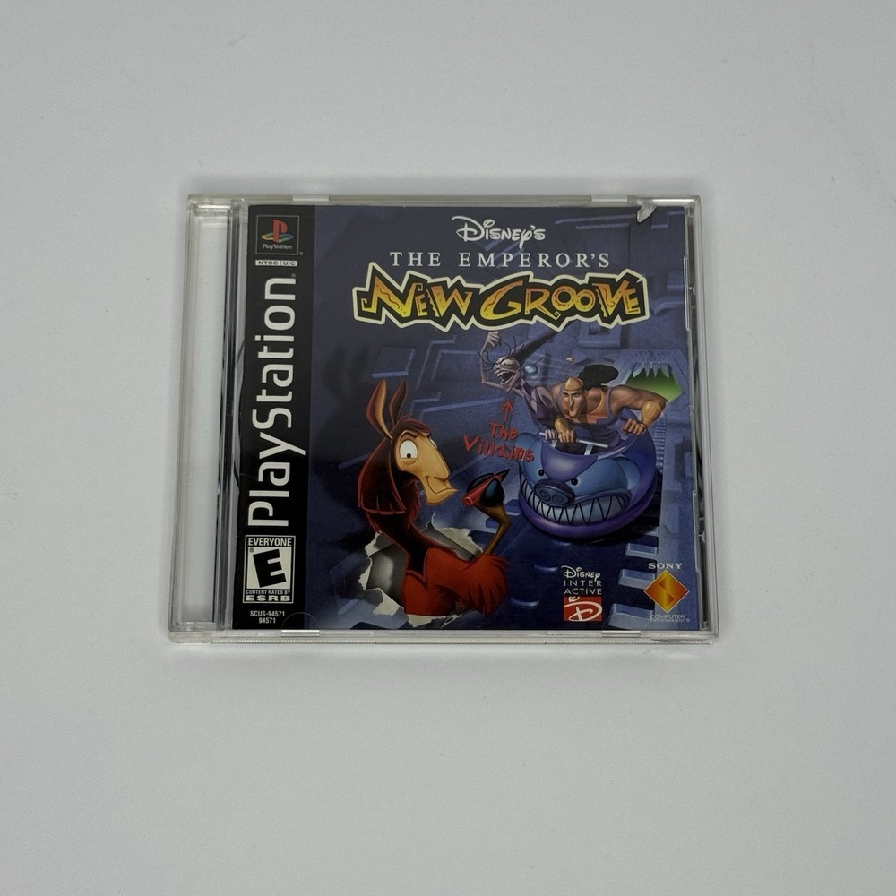 Disney's The Emperor's New Groove (Sony PlayStation 1, 2000) Manual & Disc Only